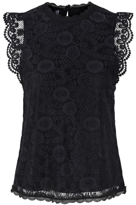 Pieces pcolline sl lace top noos bc
